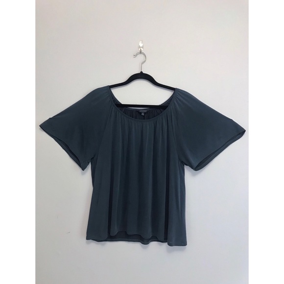 Lucky Brand | Teal Bell Sleeve Shirt - Picture 3 of 5